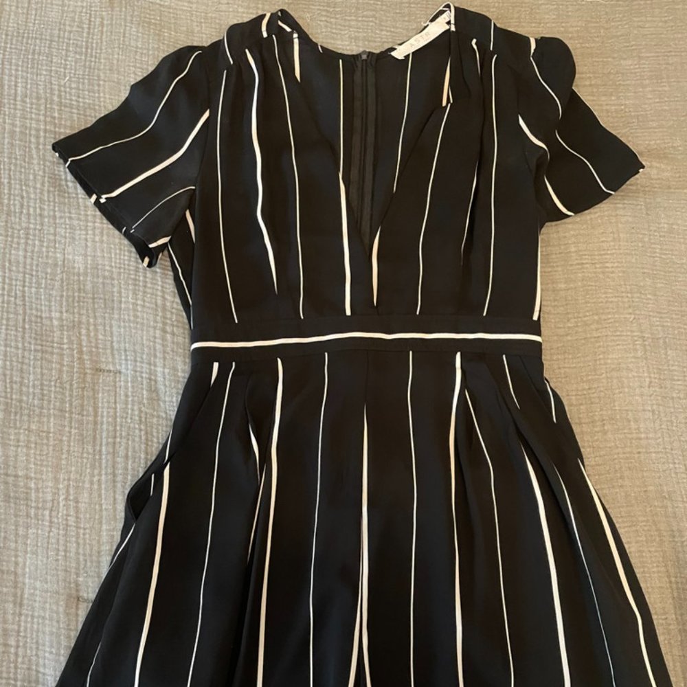 ASTR the label striped romper